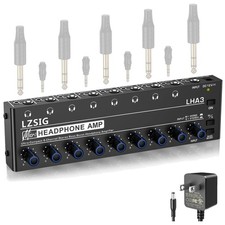 High Power Stereo Amp for 1/4" 1/8" Headphones