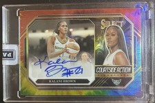 Kalani Brown 2024 WNBA Panini Select Courtside Action Prizm Auto 22/25