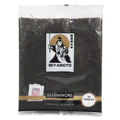 Miyamoto Sushinori Algenblätter für Sushi 25g Sushi Nori Blätter Seetang Blätter