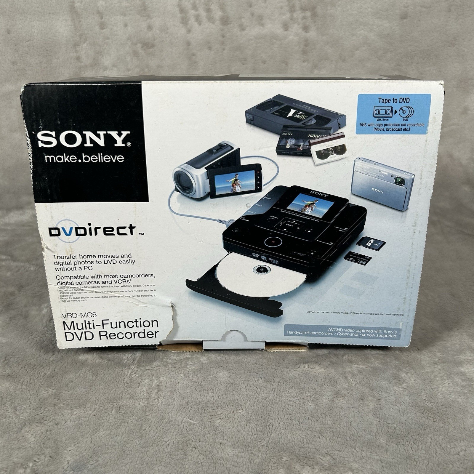 Transfer Vhs/camcorder Open Box
