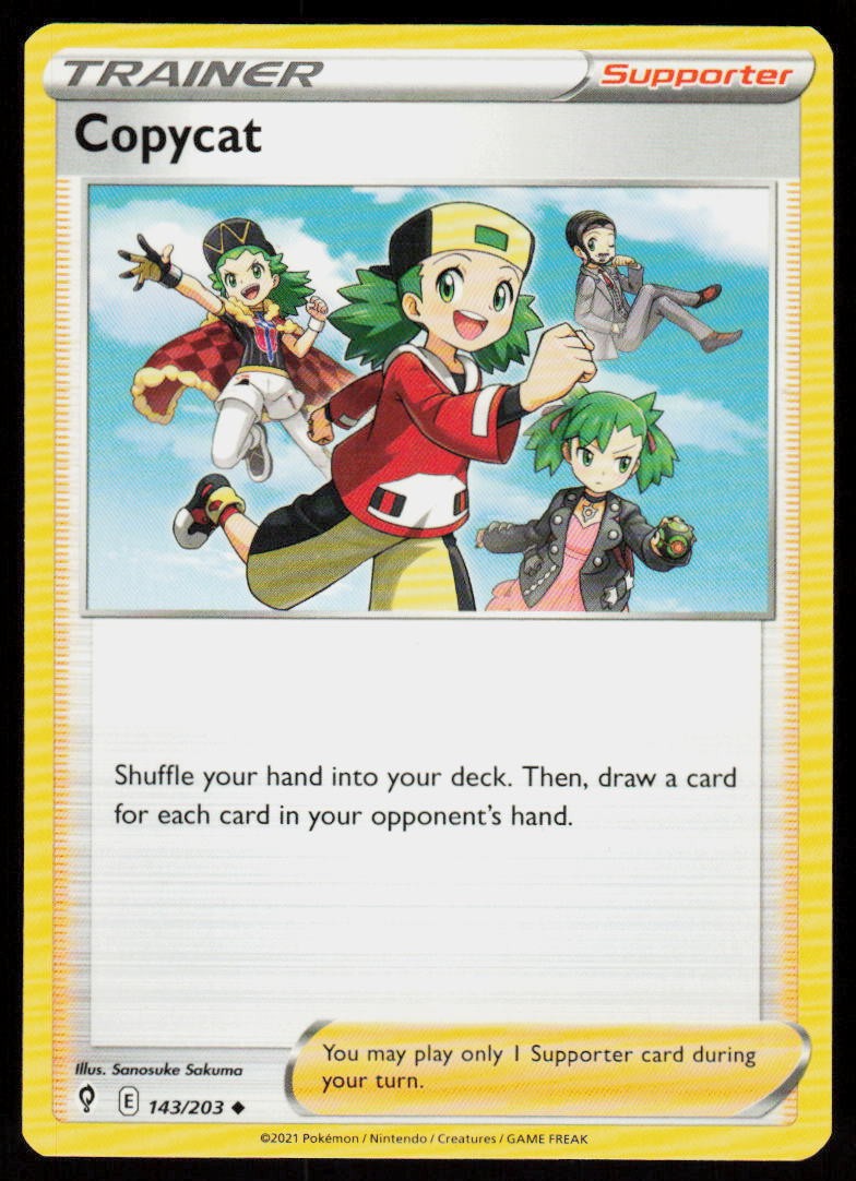 Copycat 143/203 Uncommon Evolving Skies Pokemon Near Mint