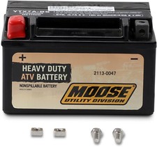 Batería AGM activada de fábrica Moose sin mantenimiento resistente MOOM72X7A
