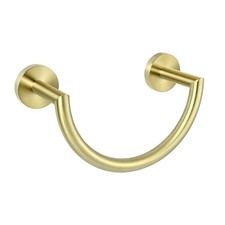 Stainless Steel Towel Ring For Bathroom Hand Towel Holder Modern Semicircular Ha