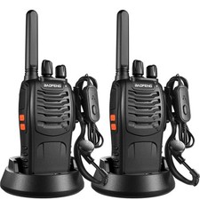 Walkie Talkies PMR446 Radio Ricetrasmettitore BF-88X Kit Walkie Talkie Professio