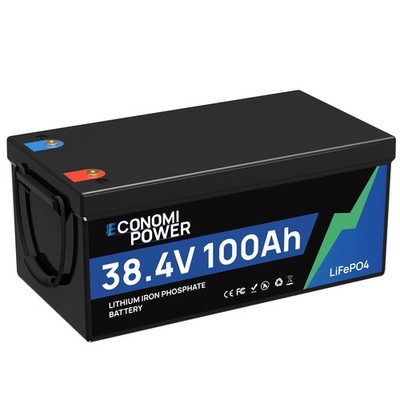 LiFePO4 36V 100Ah Lithium Battery BMS Deep Cycle for Golf Cart RV Solar Off-Grid