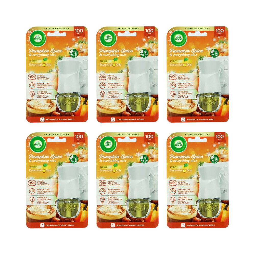 Air Wick Plug in Diffuser Kit Pumpkin Spice - 19 ML - Pack of 3 - Image 6