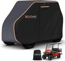 Heavy Duty Golf Cart Cover 2/4/2 2/4 2 Fit for 2 2/4 Passenger Cart, Grey