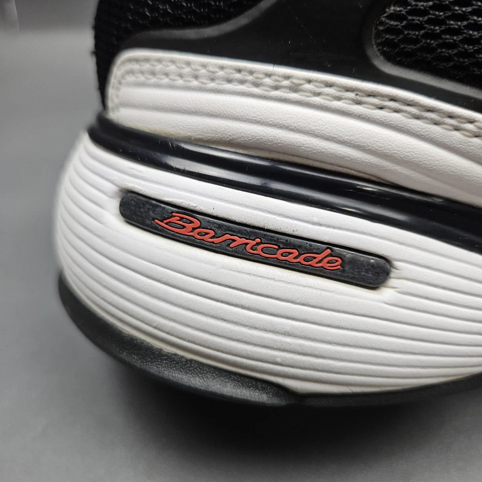 Adidas Barricade V Classic Shoes Mens 12 Black White Tennis Court Y2k Sneakers - Image 2 of 4