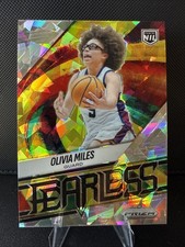 2025-26 Panini Prizim Oliva Miles RC Fearless Silver Cracked Ice Prizm🔥Lynx