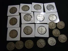 WALKING LIBERTY HALF DOLLARS LOT OF 20 COINS CIRCULATED RANDOM DATES AS PICTURED