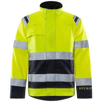Fristads Warnschutzbekleidung Flamestat High Vis Stretchjacke KL.3 4160 Athf 301