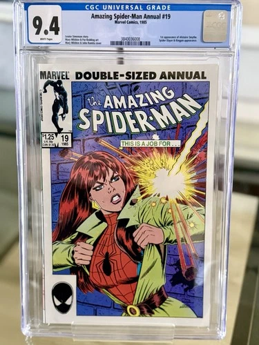 Amazing Spider-Man Annual #19 - 1st Alistair Smythe Spider Slayer- CGC 9.4