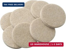 "Self-Stick Furniture Round Felt Pads for Hard Surfaces - Protect Your Hard Floo
