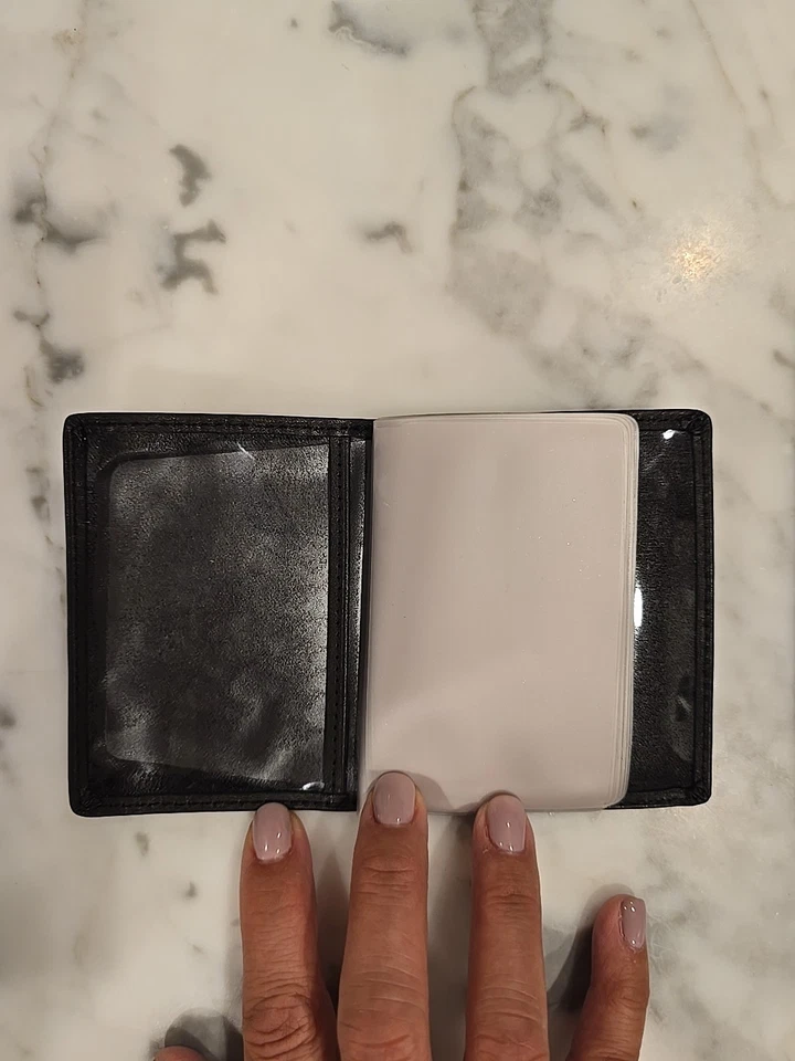 Perry Ellis Men's Leather Bifold Wallet Passcase Black - Image 3 of 4