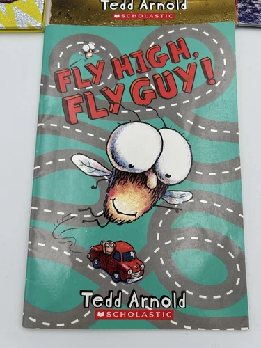 Set of 7 Fly Guy Hardcover Children's Books By Tedd Arnold Great Condition - Picture 6 of 8