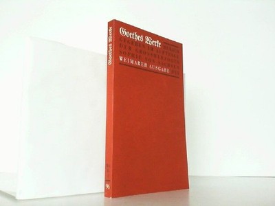 Hier Band 96 / Abt. 4: Goethes Briefe (Band 3,  Ausgabe Weimar 1888). Johan Wolf
