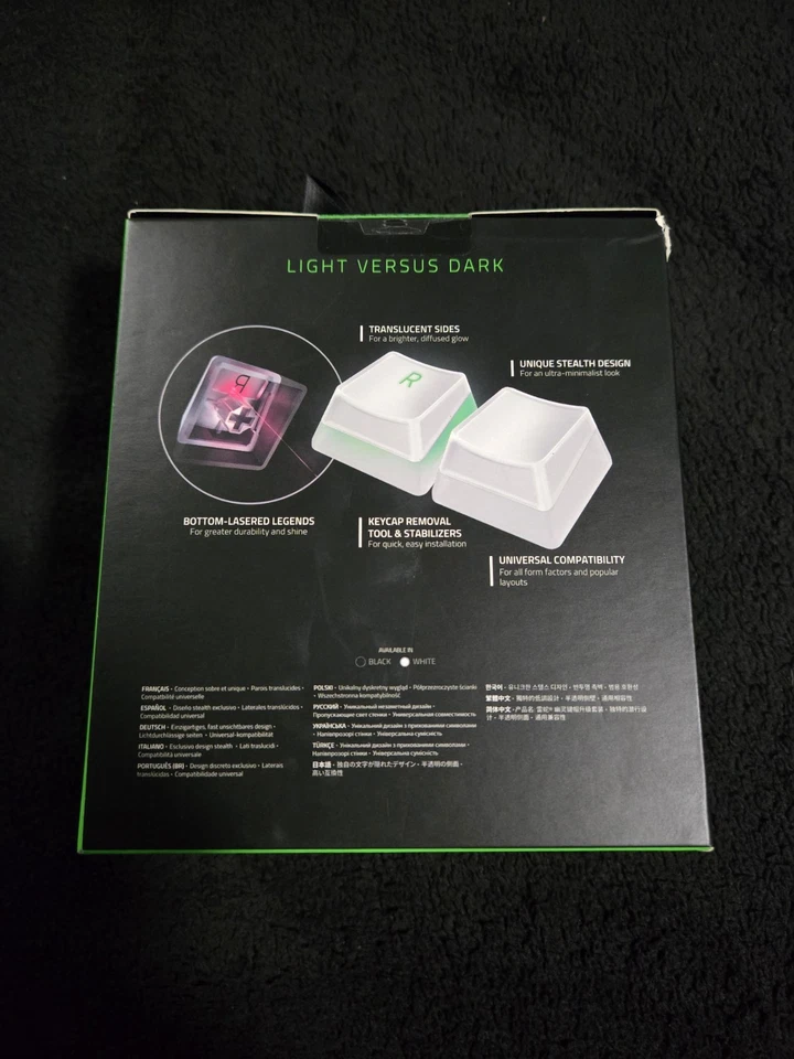 RAZER PHANTOM KEYCAP Upgrade Set -WHITE- - Image 2 of 3