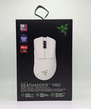 Razer DeathAdder V3 Pro Wireless Gaming Mouse, Fast Optical Switches White