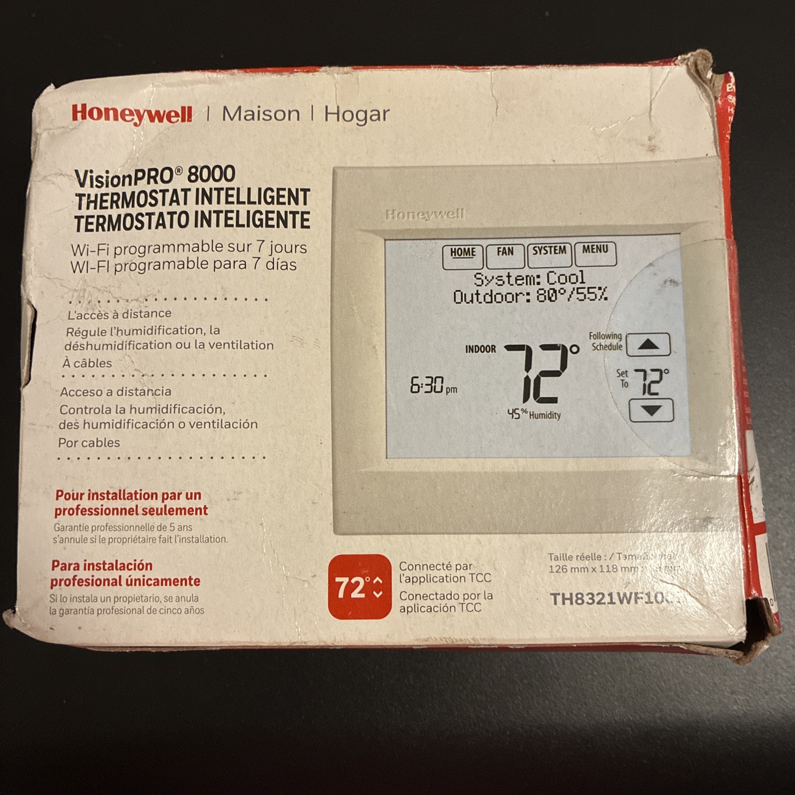 Honeywell VisionPRO 8000 Smart Thermostat