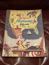 1959 SKELLY OIL HM GOUSHA Company Road Atlas Map Dealer Directory Vintage