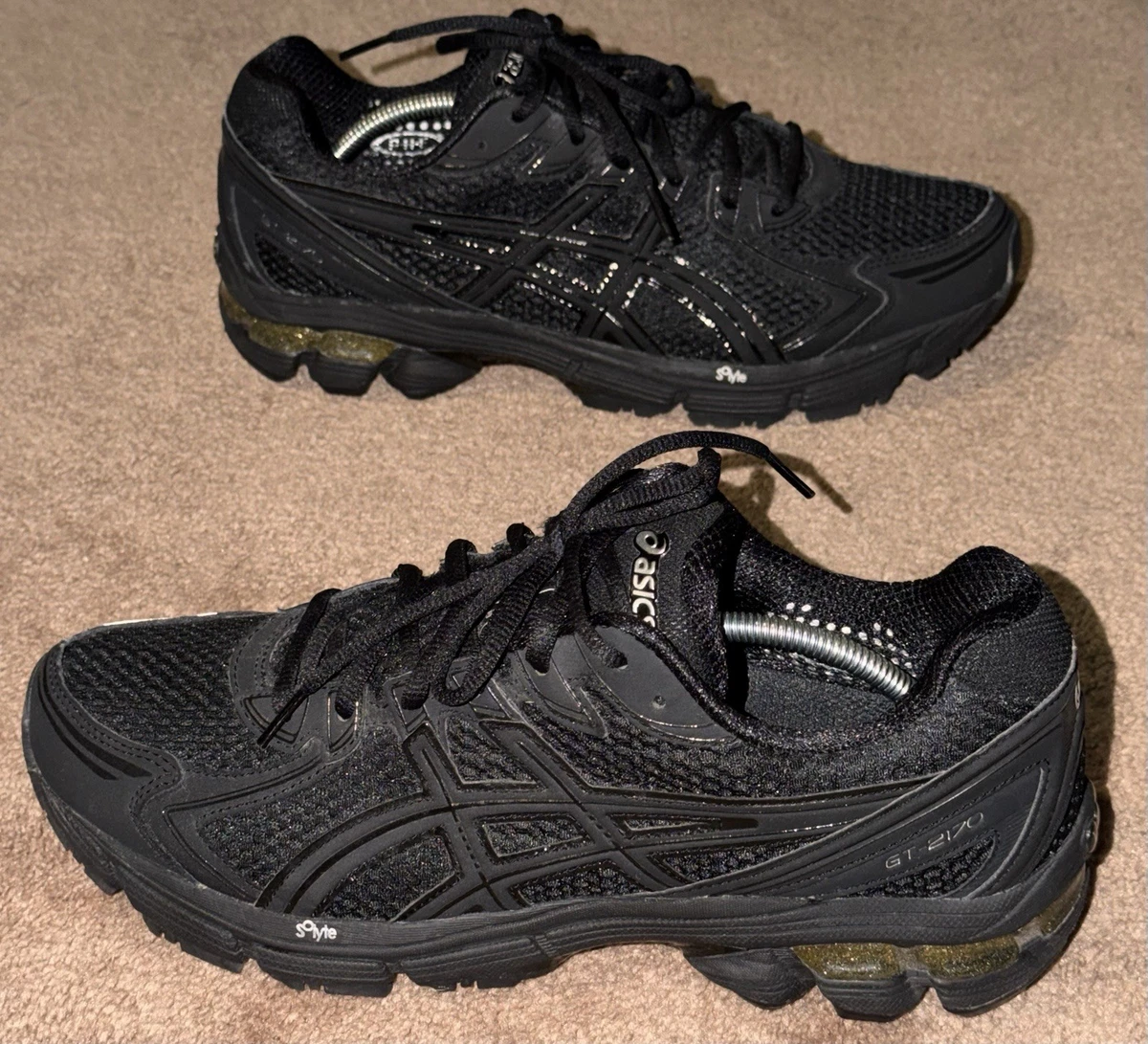 ASICS GT-2170 GS Running Shoes C202N Youth 3.5Y Lightning/Blue/Black GEL asics gt 2170 mens products for sale | eBay main image 3