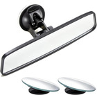 <!--F#f_0-->Universal Rear View Mirror with Suction Cup 360° Adjustable Wide Angle + 2 PCS B<!--F/-->