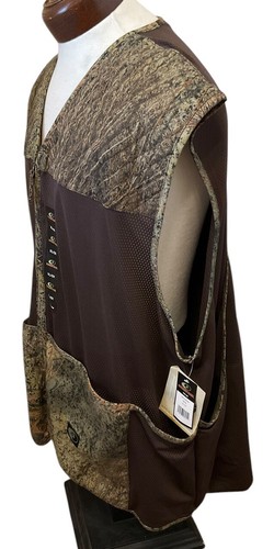 *NWT* MOSSY OAK Pursuit Hunting Zip Quilt Mesh Game Pocket Camouflage Vest XL/2X - Picture 2 of 9