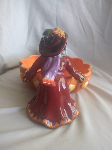 Vintage Signature Home Collection Witch & Ghost Treat Bowl Neu im Karton - Bild 5 von 8