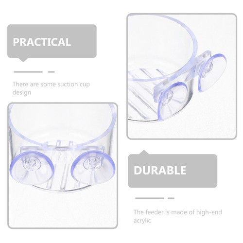 4X Aquarium Aquarium Schwimmfutter Kreis Fisch Futter Halter Tank Pflanzenhalter - Bild 3 von 12