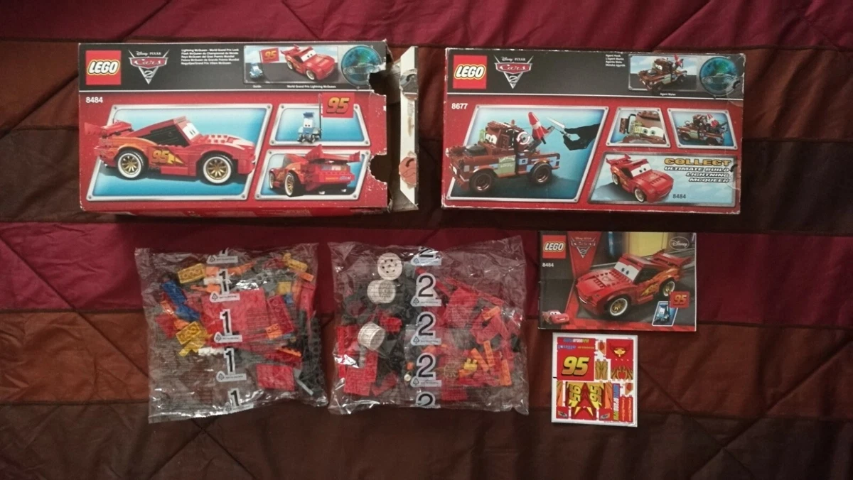 LEGO 8484 CARS McQueen Lightning NEW OPENED BOX 8677 Carl Tools NEW BOX 2011