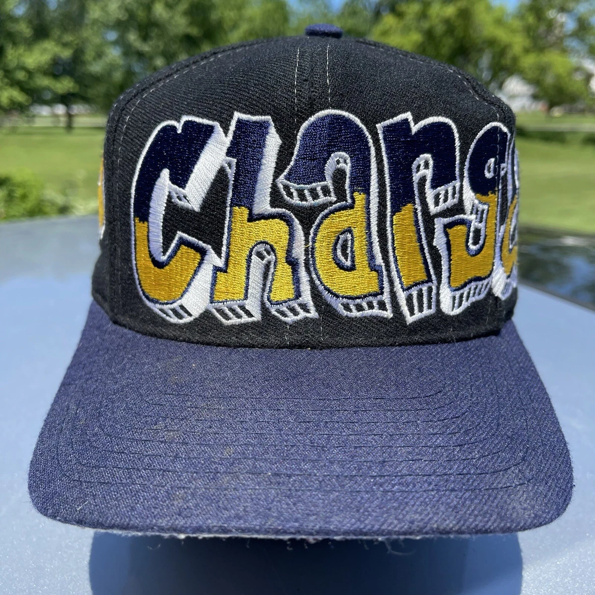 RARE Vintage Drew Pearson San Diego Chargers Graffiti Wool Snapback  Spellout Hat