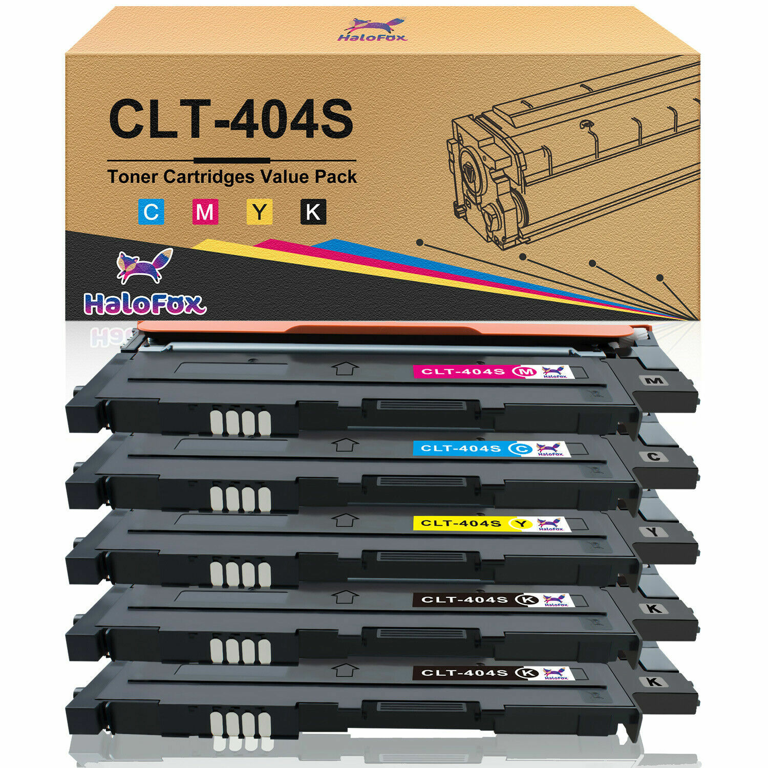 15 Toner für Samsung CLT404S Xpress SLC430 SLC480 C480FN C430W C480W C480FW eBay