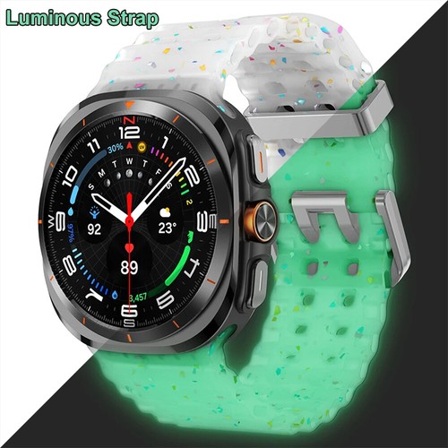 Ocean Band For Samsung Galaxy Watch Ultra Strap 47mm Silicone Sport Bracelet - 第 1/38 張圖片