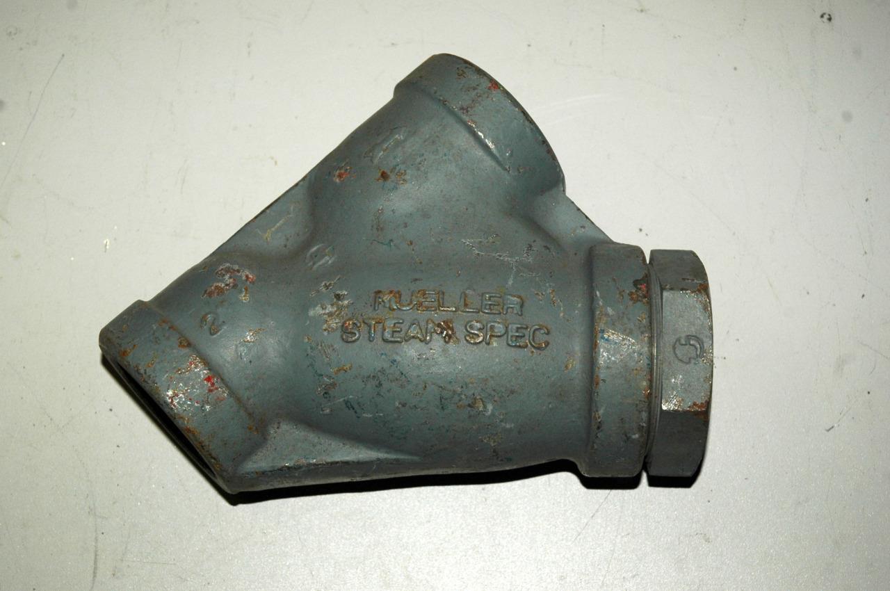 Mueller Steam Spec 2" Cast Carbon Steel WCB 580 600 SWP Strainer Y Valve - NOS