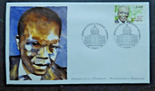 FRANCE 2002 FDC 1° jour TIMBRE 3537 LEOPOLD SEDAR SENGHOR POETE ART