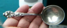 Sterling Silver Mechanics Sterling Company Wild Rose Cream Soup Spoon #1990