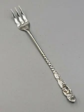 Antique Gorham Sterling Silver individual Seafood Cocktail Fork 5 7/8"