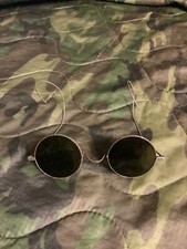 ANTIQUE WIRE FRAMED WELDING OR SAFETY GLASSES Sun Glasses