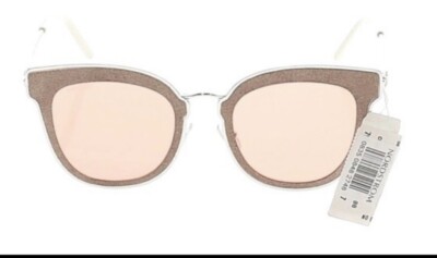 Jimmy Choo Nile/S 0S0J2M 63mm Cat Eye Sunglasses Glitter  display picture 3