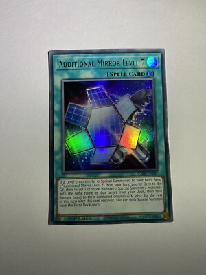 BLMR-DE047 Zusätzlicher Spiegel Level 7 Ultra Rare 1. Auflage YuGiOh Karte
