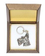 Scottish terrier, Aberdeen Terrier, Scottie, Aberdeenie I - Silver-plated pendan