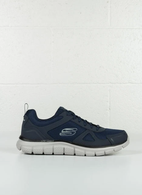 Scarpe da ginnastica da uomo blu SKECHERS