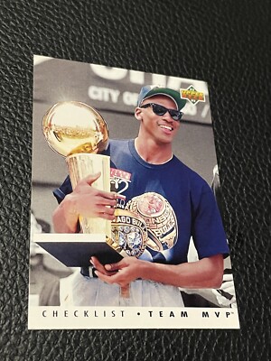 マイケル・ジョーダン MVPトロフィーとカードセット 92-93 UPPERDECK TEAM MVP SET WITH MICHAEL JORDAN CHECKLIST #TM1 | eBay