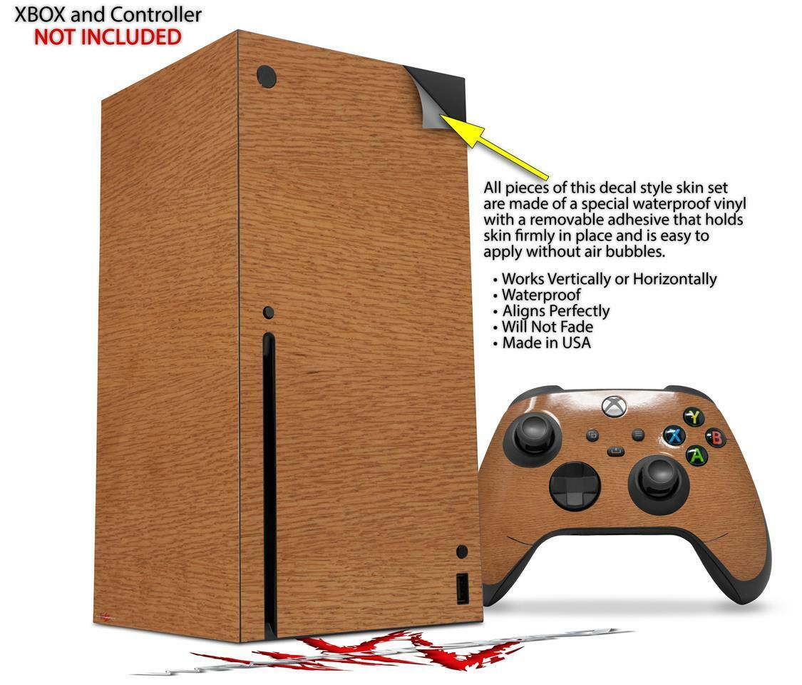 Skin Set for XBOX Series X Wood Grain - Oak 02