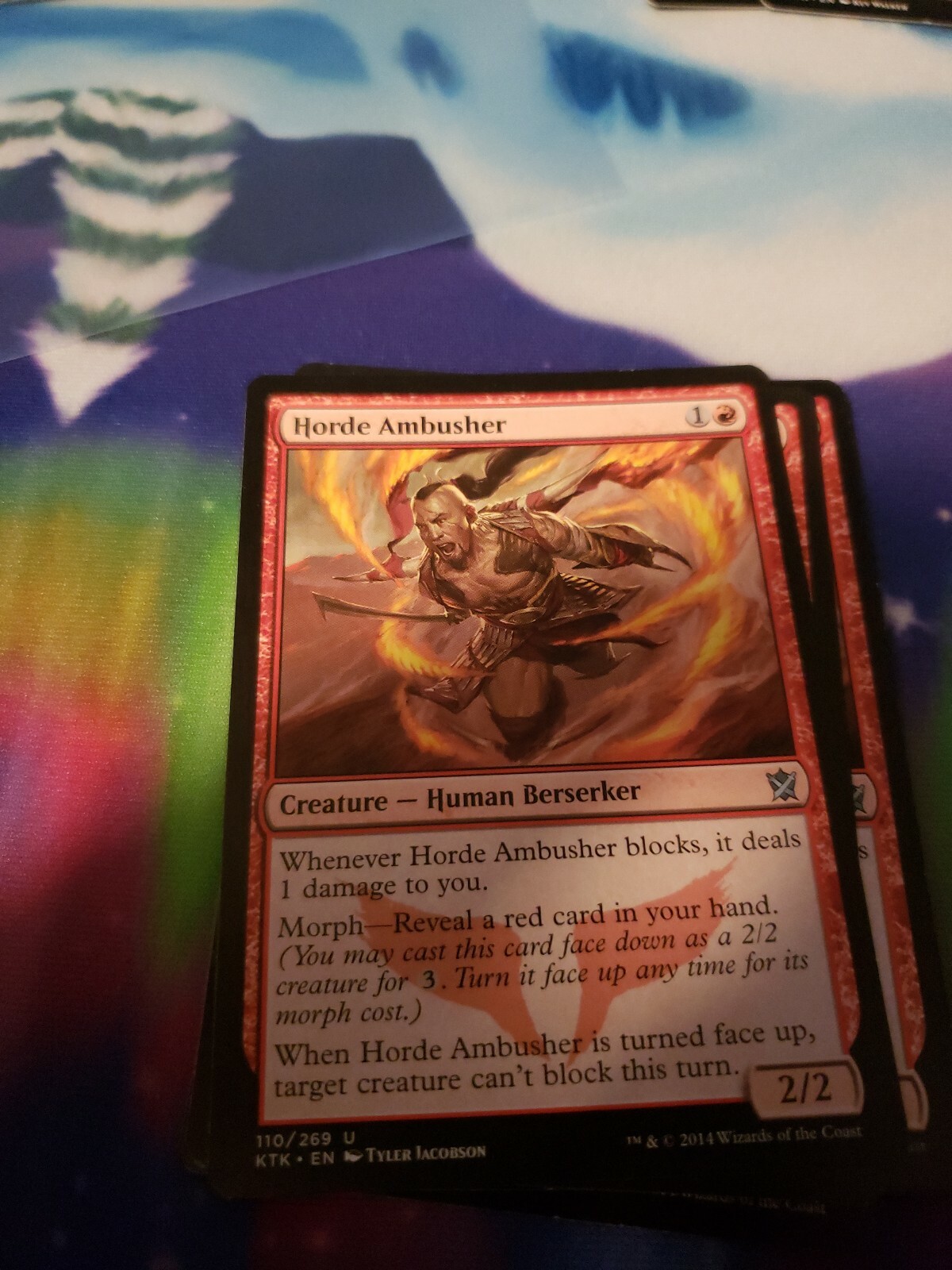 Horde Ambusher x4 Khans of Tarkir MTG Magic Red slightly played | eBay