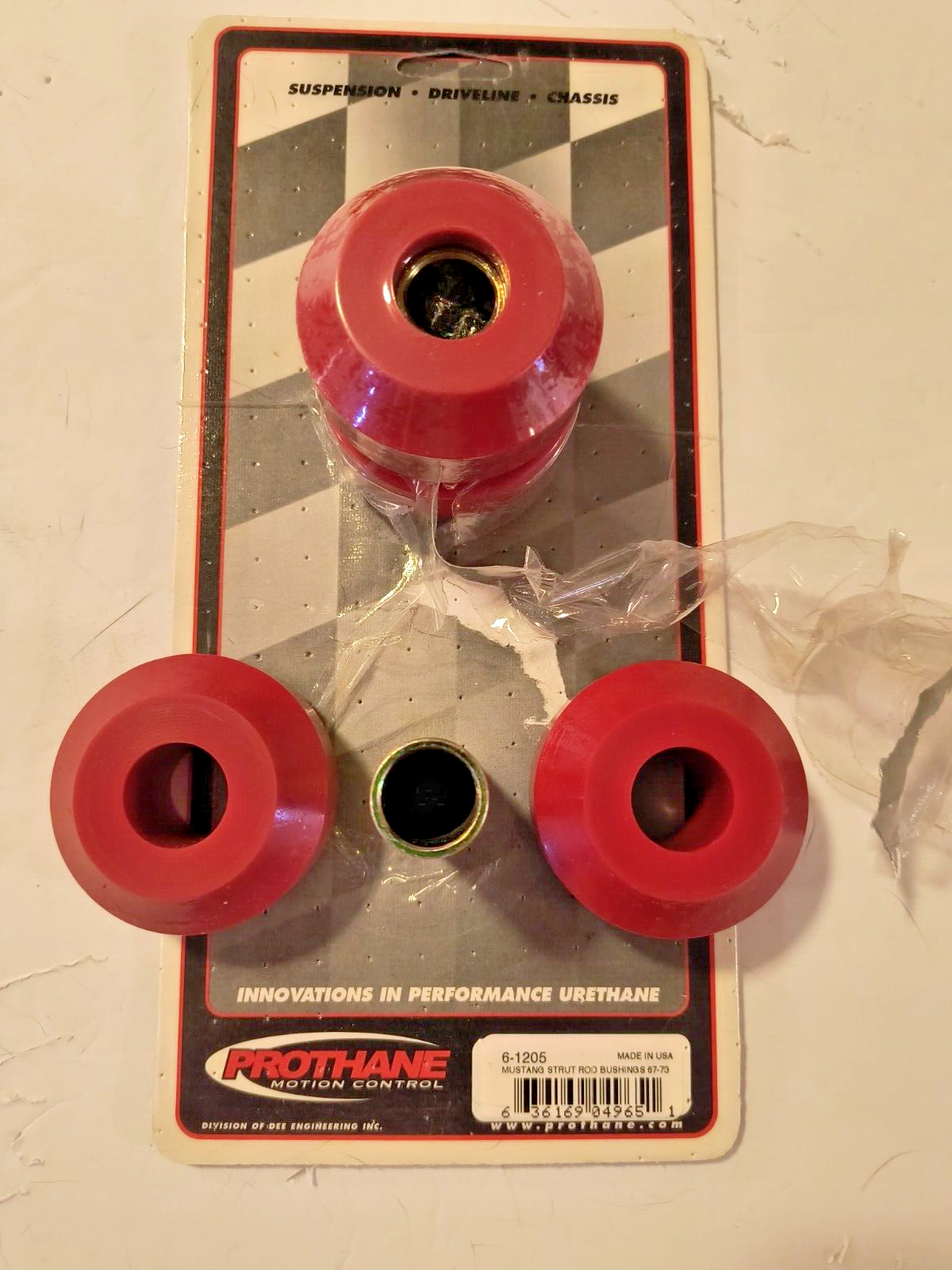 Prothane 6-1205 Strut Rod Bushing Kit for 67-73 Mustang Cougar 70-78 AMC