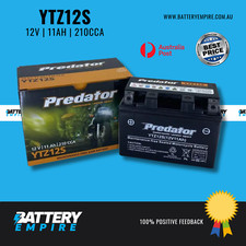 YTZ12S AGM Motorcycle Battery PREMIUM (Replaces YTX9BS,YT12ABS,YTZ14S)