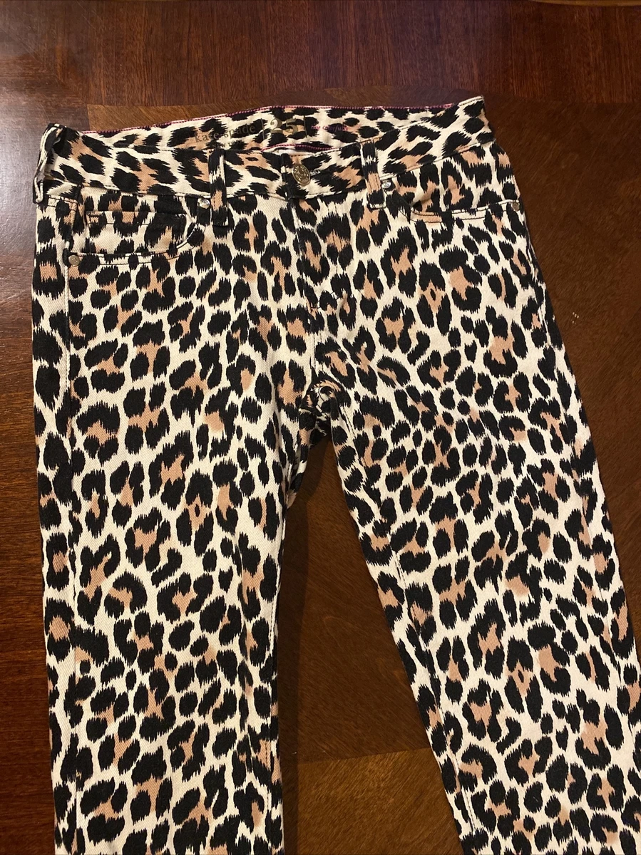 Kate Spade New York Women s Leopard Print Broome Street Skinny Jeans Size 25. 6