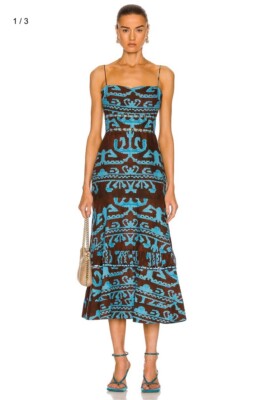 Alexis Ayanna Midi Dress Oceano M NWT $994