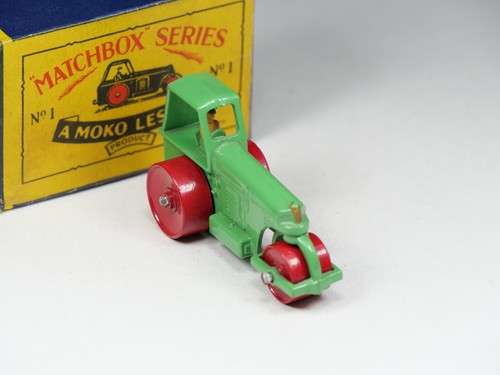 MATCHBOX MOKO - 1 - Aveling Barford Road Roller - 2nd Version - En boite - Imagen 3 de 10